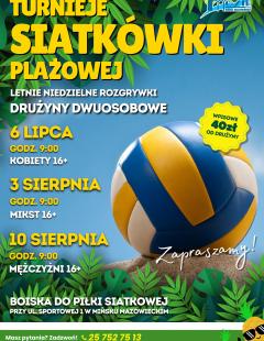 Wakacyjny Turniej Siatkówki Plażowej Mężczyzn